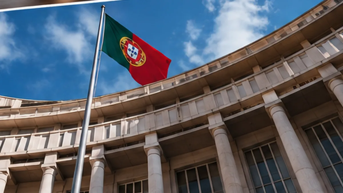 “Lei do Lobby” - Regime de transparência na representação de interesses 3 Bandeira portuguesa junto a edifício institucional no contexto da representação de interesses